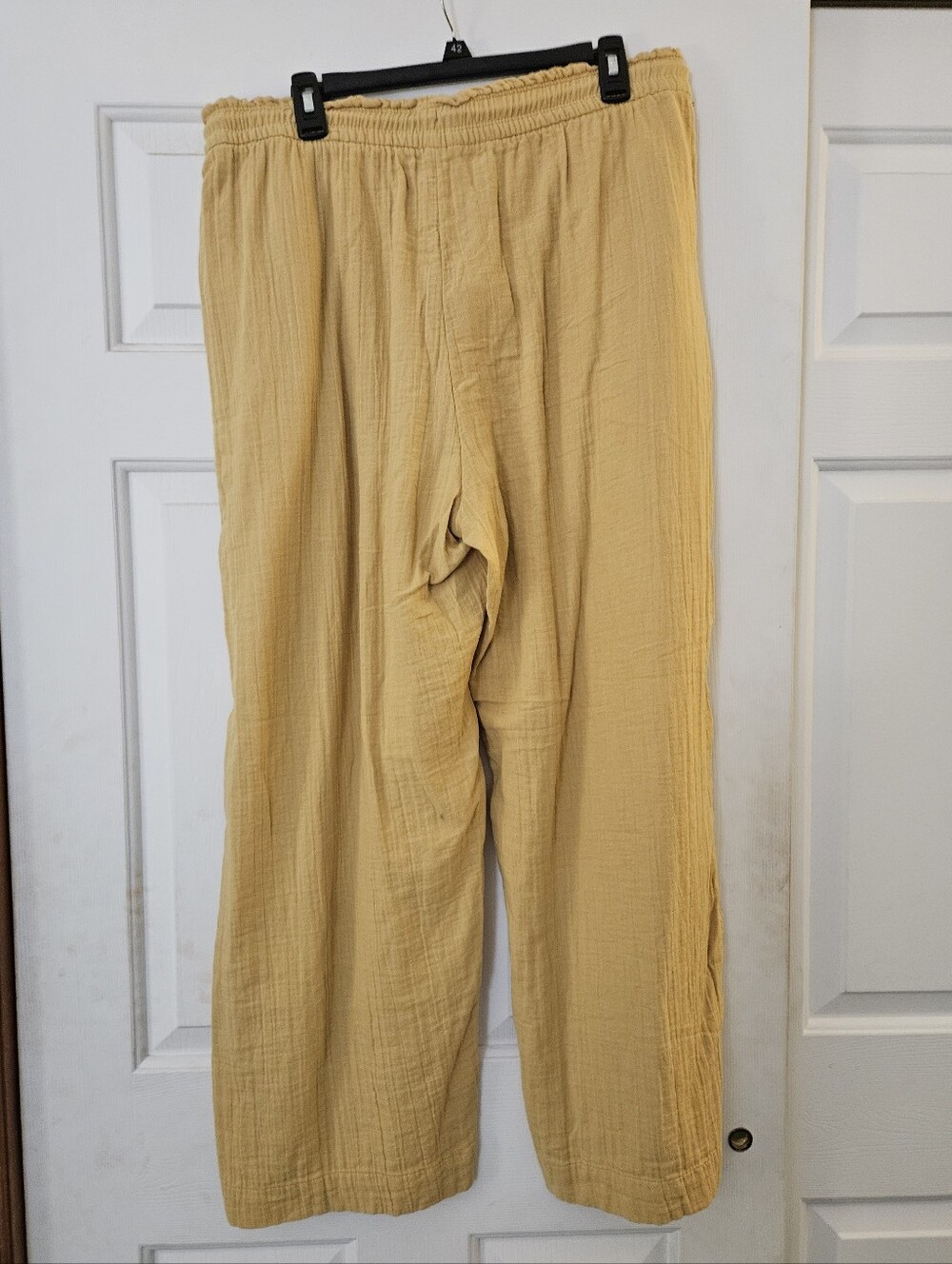 Old Navy Womens Drawstring Pants- Mustard Yellow - Picture 2 of 5